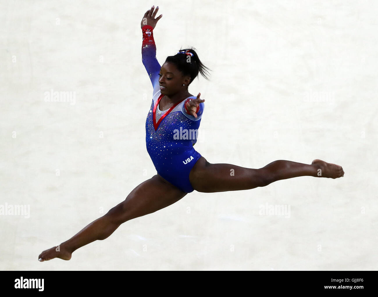 Usas Simone Biles During The Womens Floor Exercise Final At The Rio GJJ8F6 