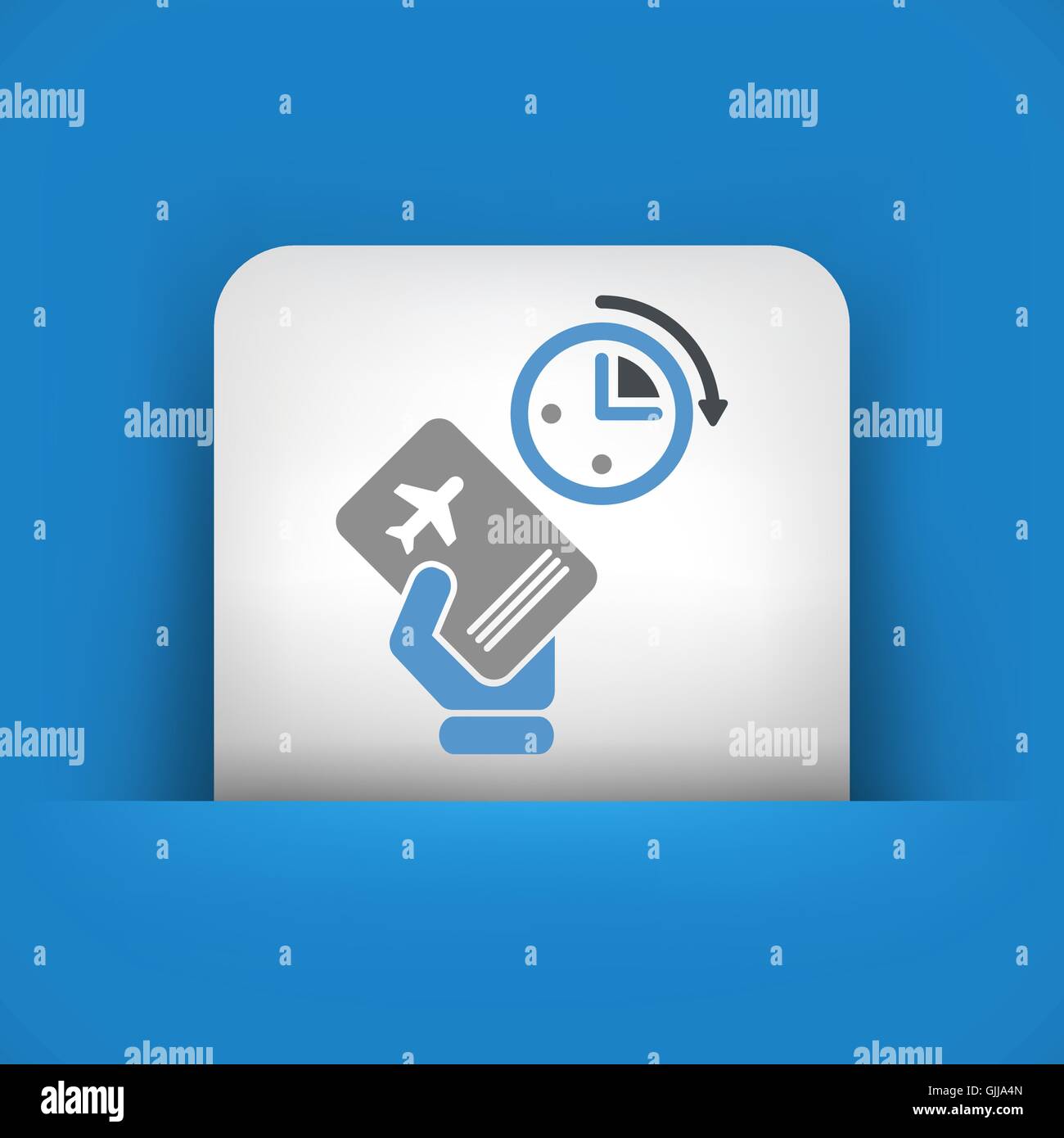 Last minute aiplane ticket Stock Vector Image & Art Alamy