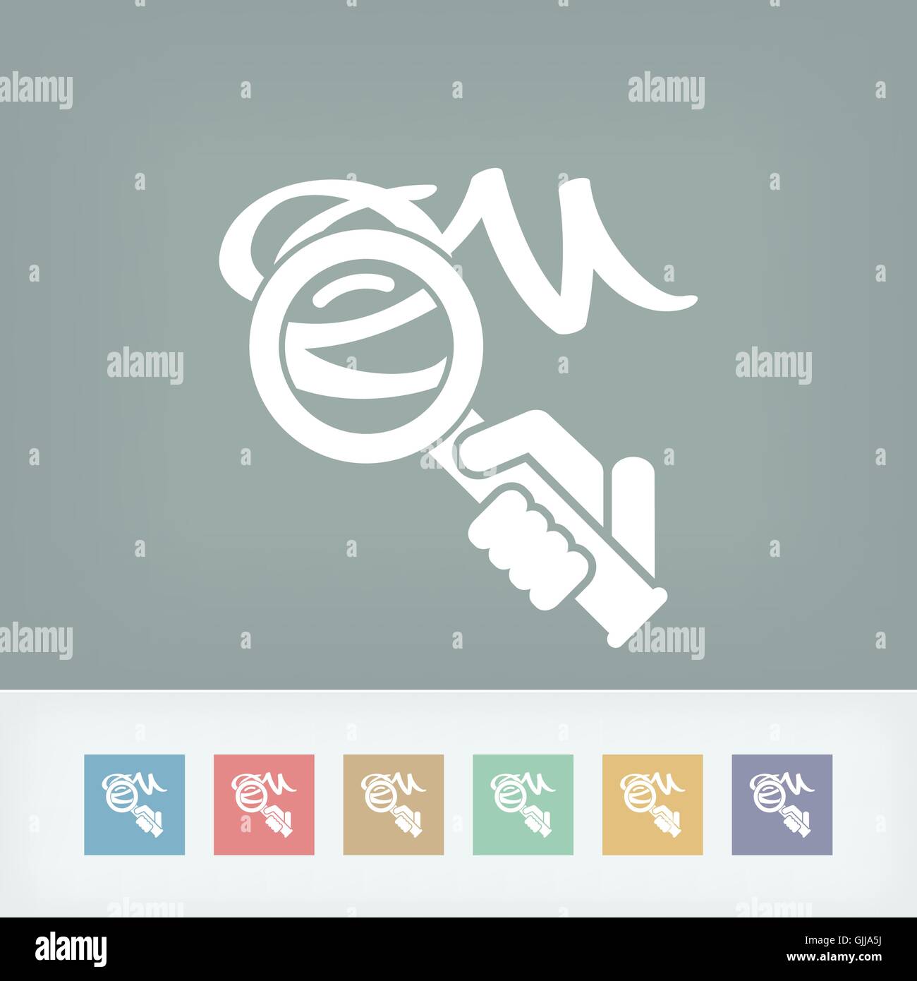 Verification of calligraphy icon Stock Vector Image & Art - Alamy