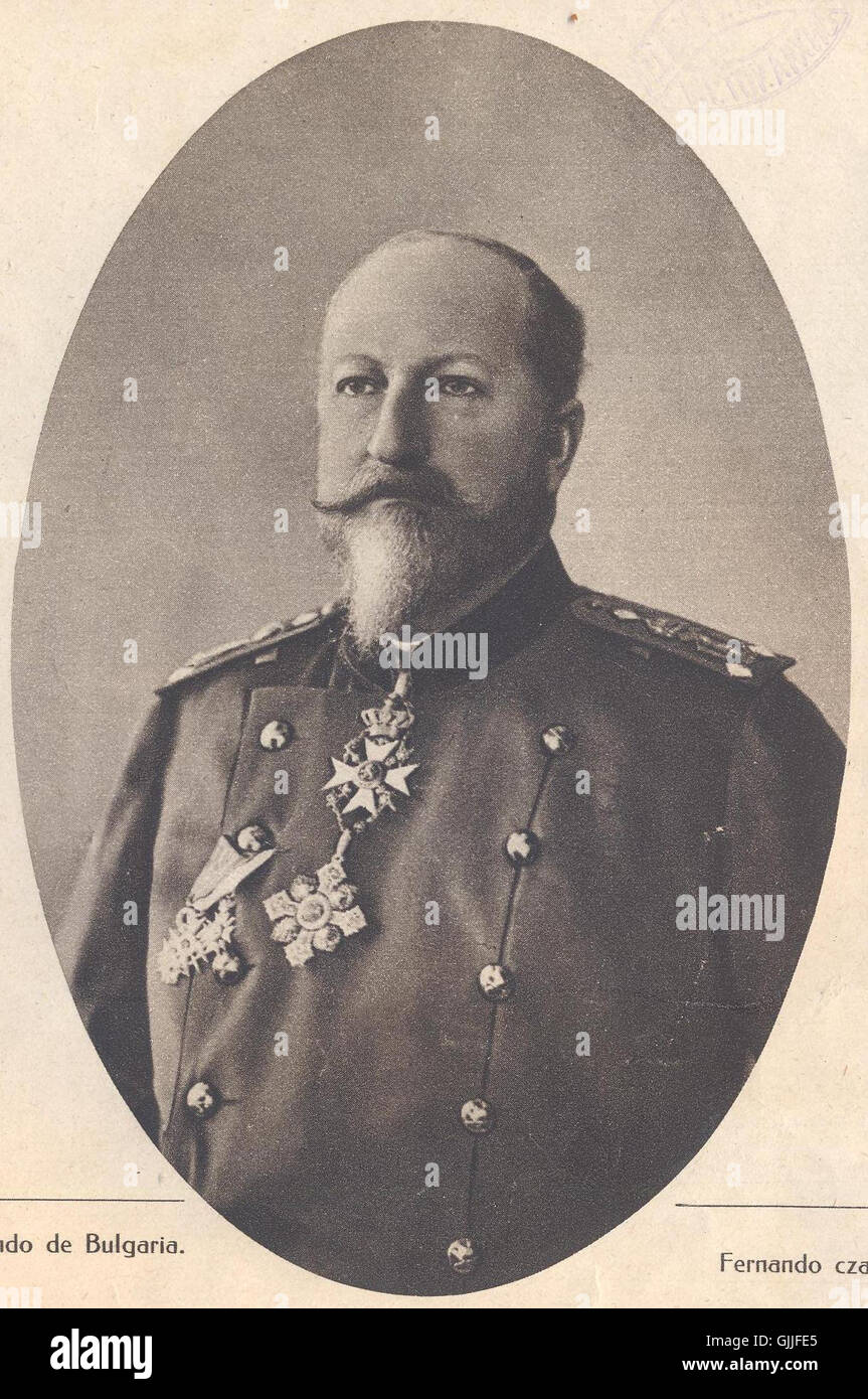 BASA 237K 1 361 1a Ferdinand I of Bulgaria, 1915 Stock Photo