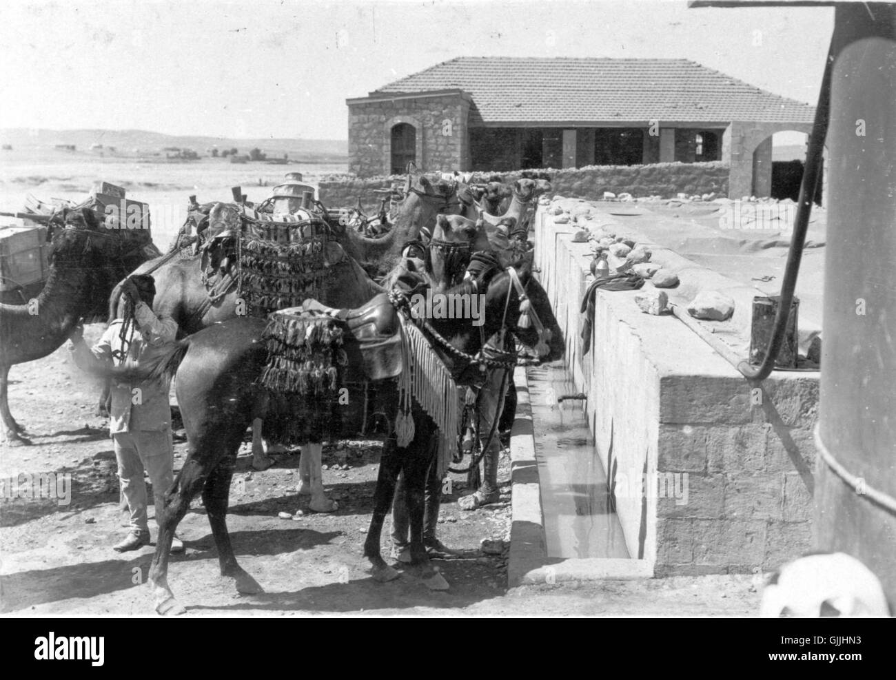 Beersheba in 1917 09 Stock Photo Alamy
