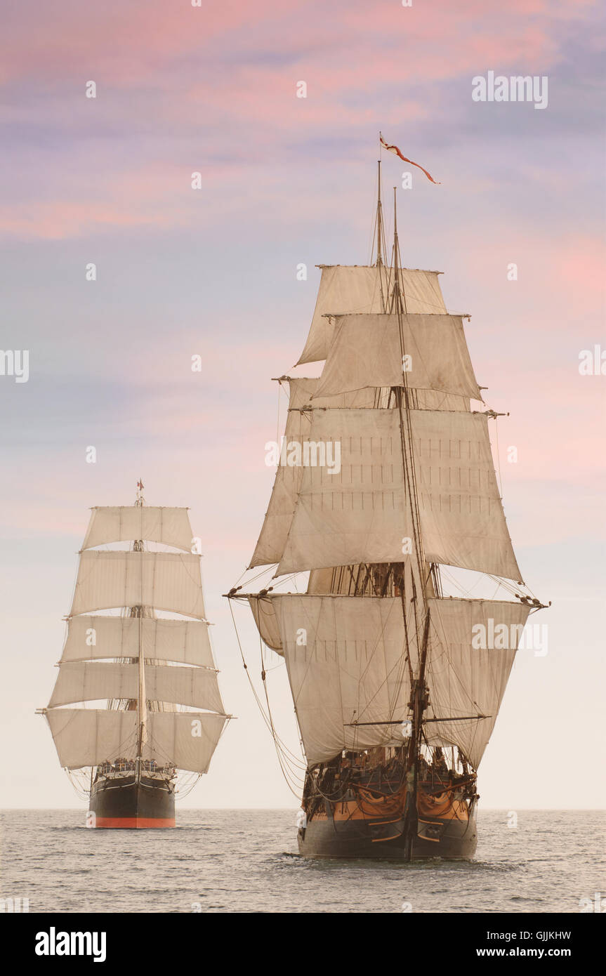 sailing ships Stock Photo