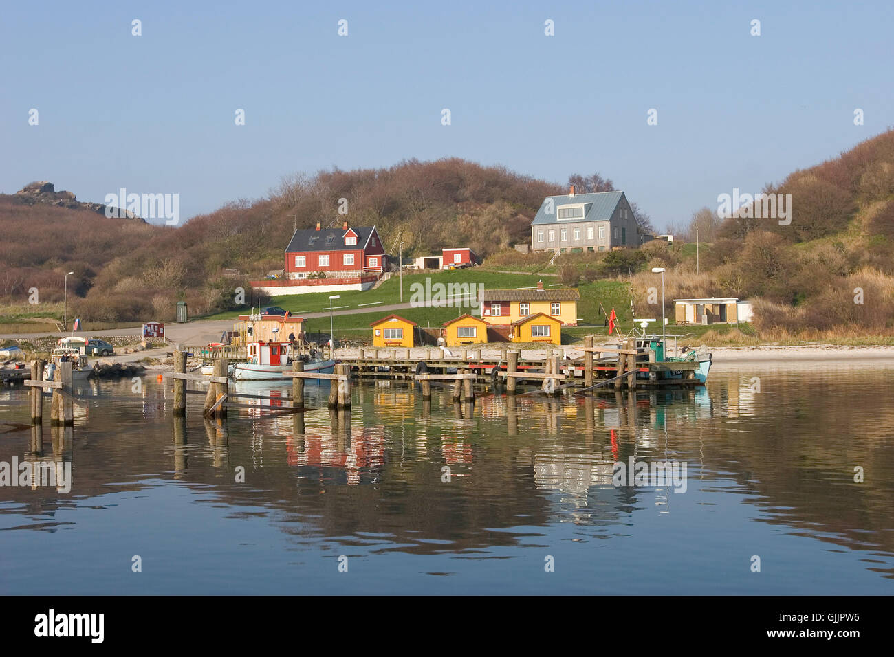 hammerhavn on bornholm Stock Photo