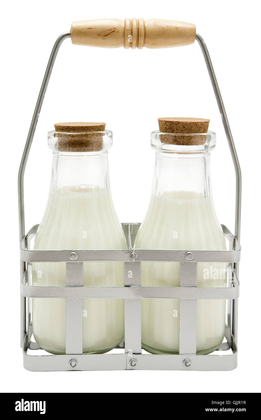 milk delivery Stock Photo