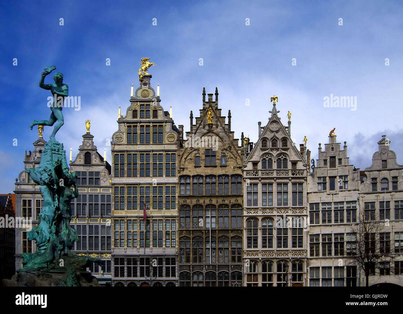 Antwerp belgium detail fountain hi-res stock photography and images - Alamy