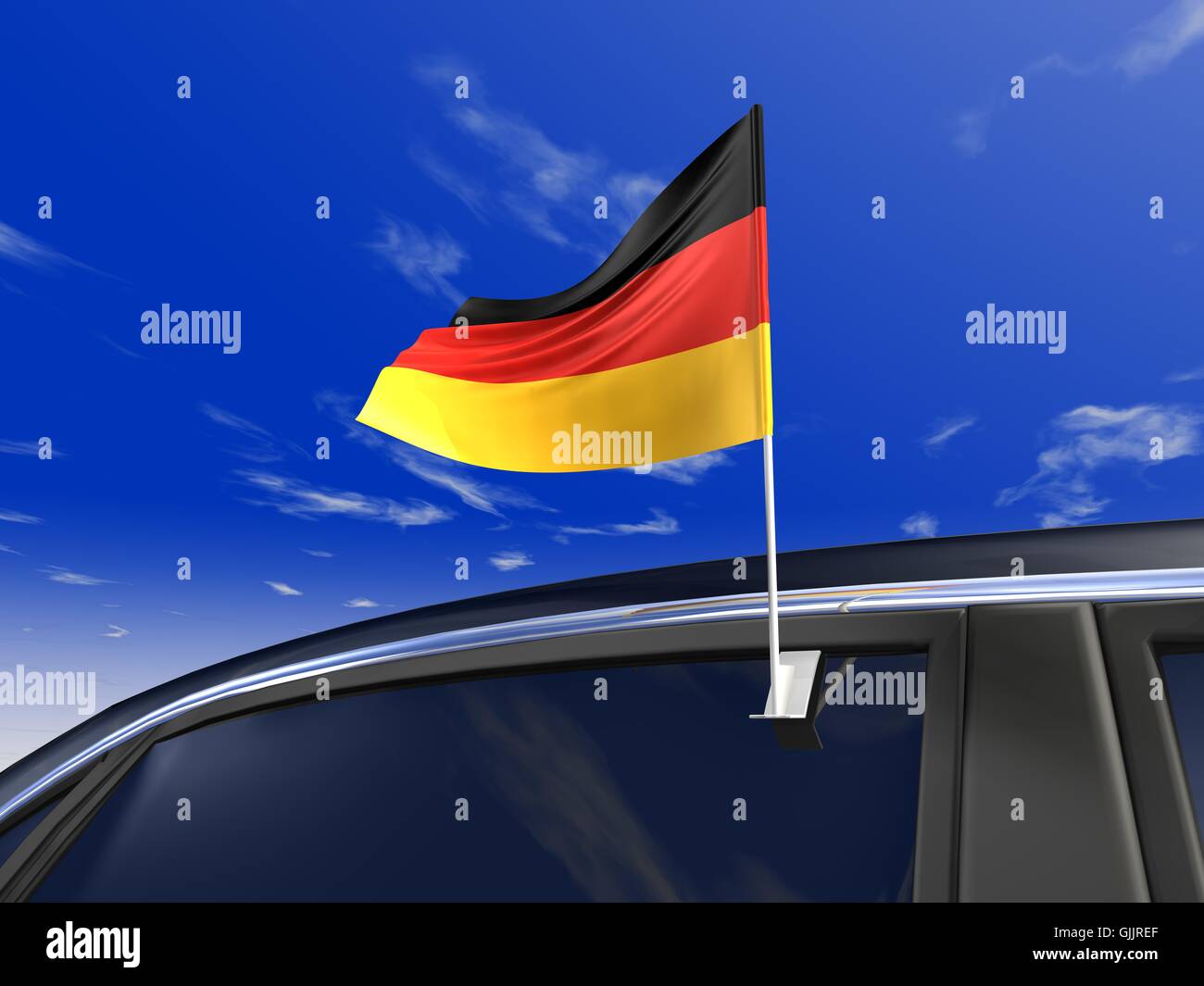Car germany flag hi-res stock photography and images - Alamy