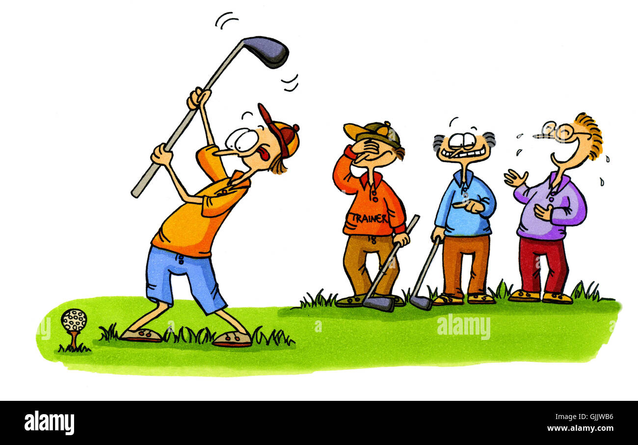 Photo golf Cut Out Stock Images & Pictures - Alamy