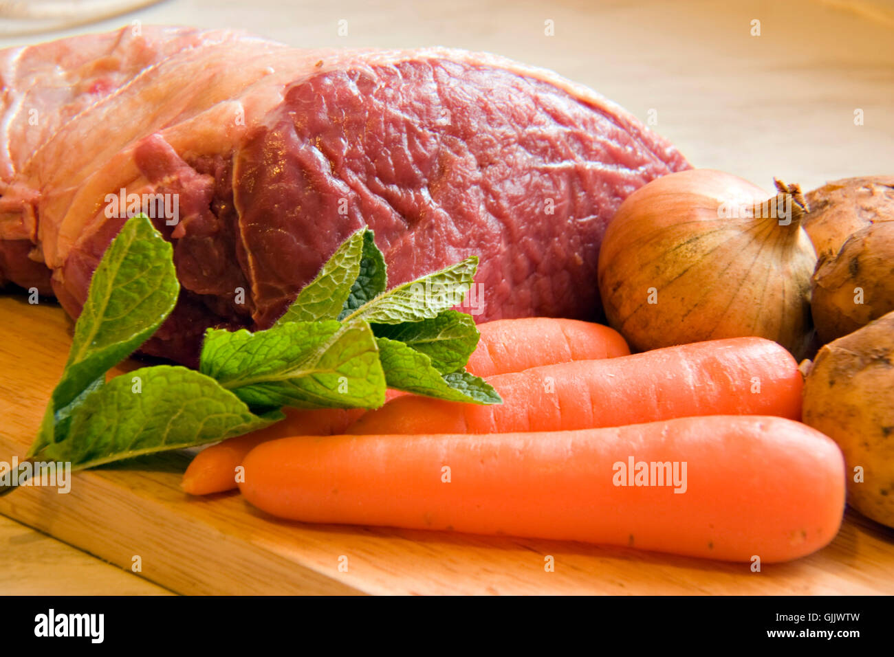 vegetables meat beef Stock Photo Alamy