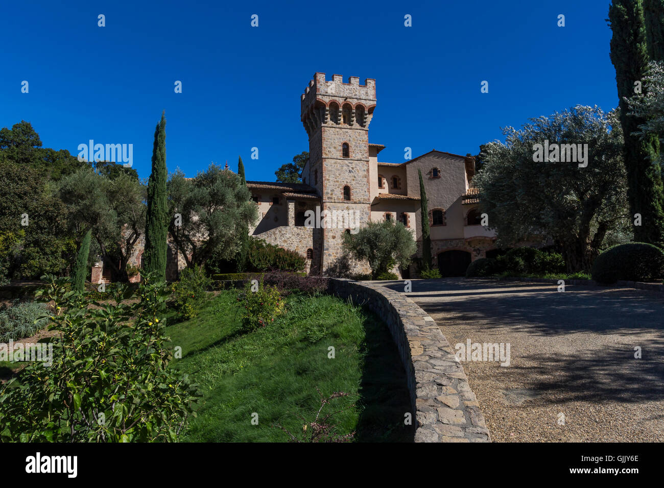 tasting room, wine tasting room, winery tour, Medievalinspired castle, Paradise Hills, Blankiet