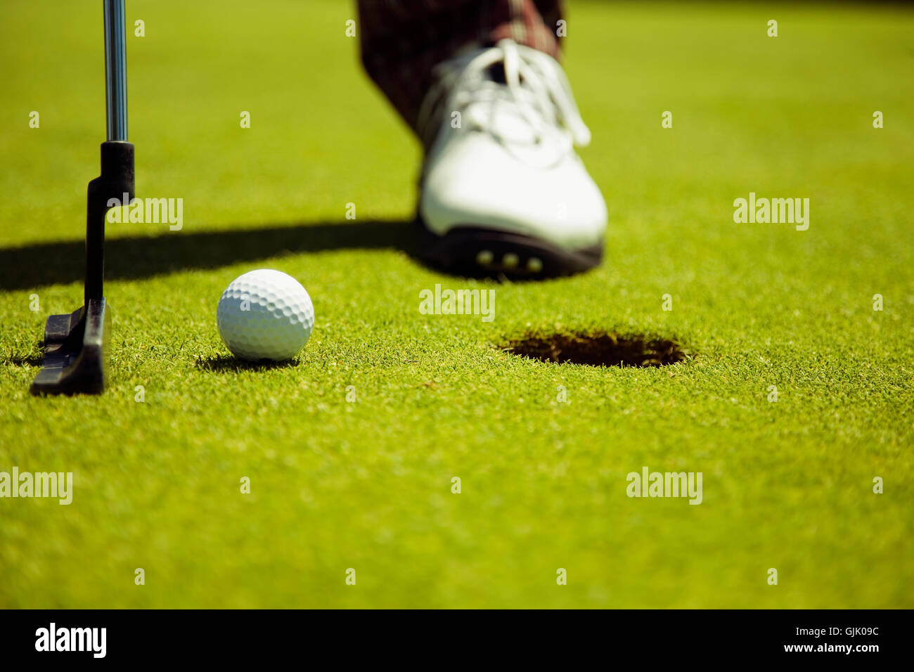 ball foot hole Stock Photo - Alamy