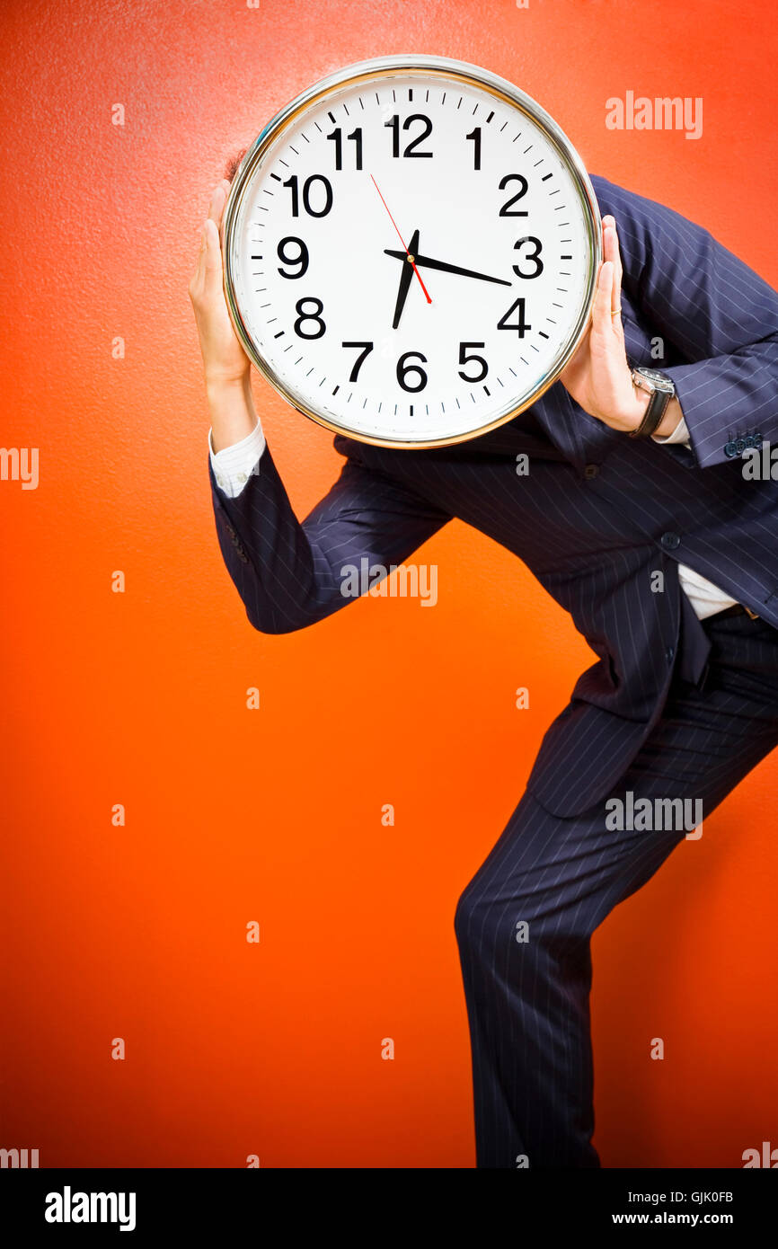 face clock date Stock Photo Alamy