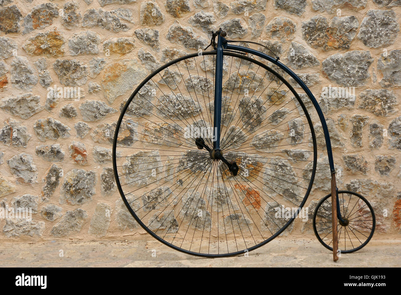 historical wheel bike Stock Photo Alamy