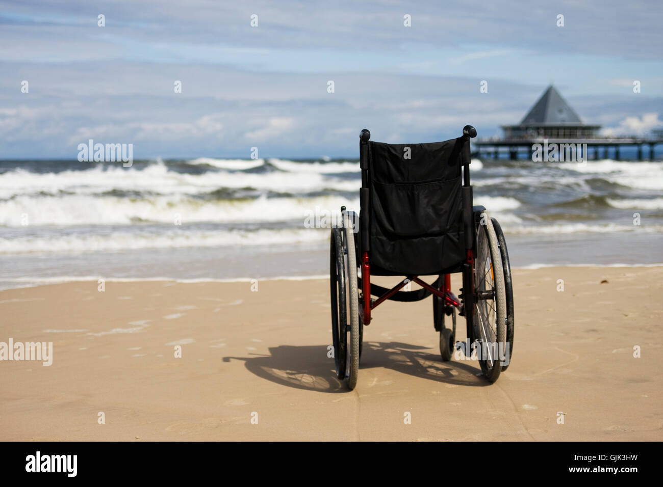 wheelchair holiday vacation Stock Photo Alamy