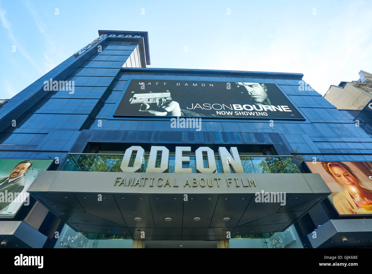 Odeon Cinema Leicester Square London Stock Photo