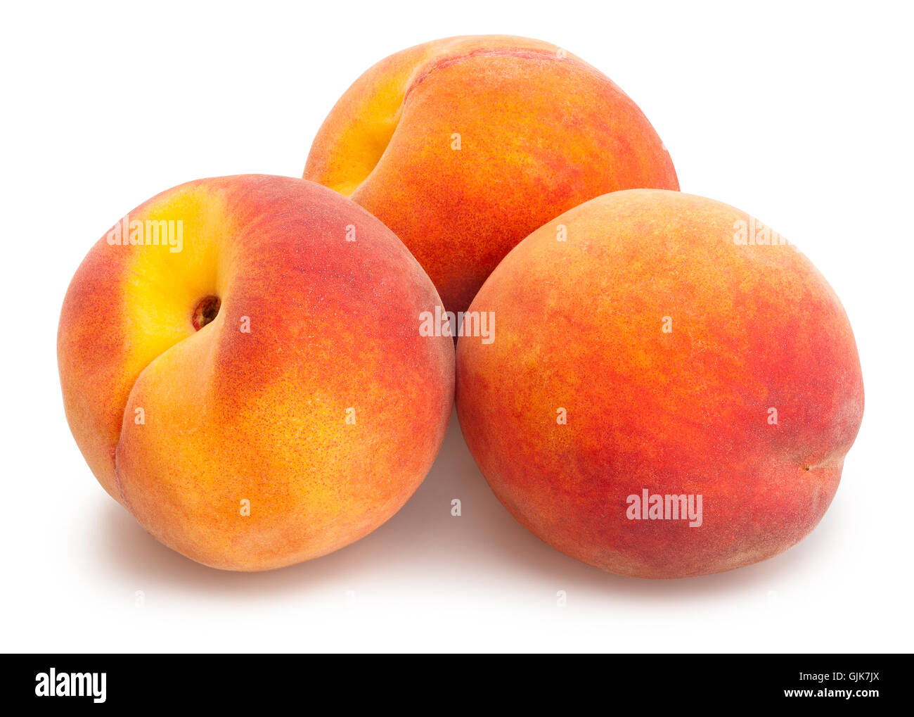 peach isolated Stock Photo