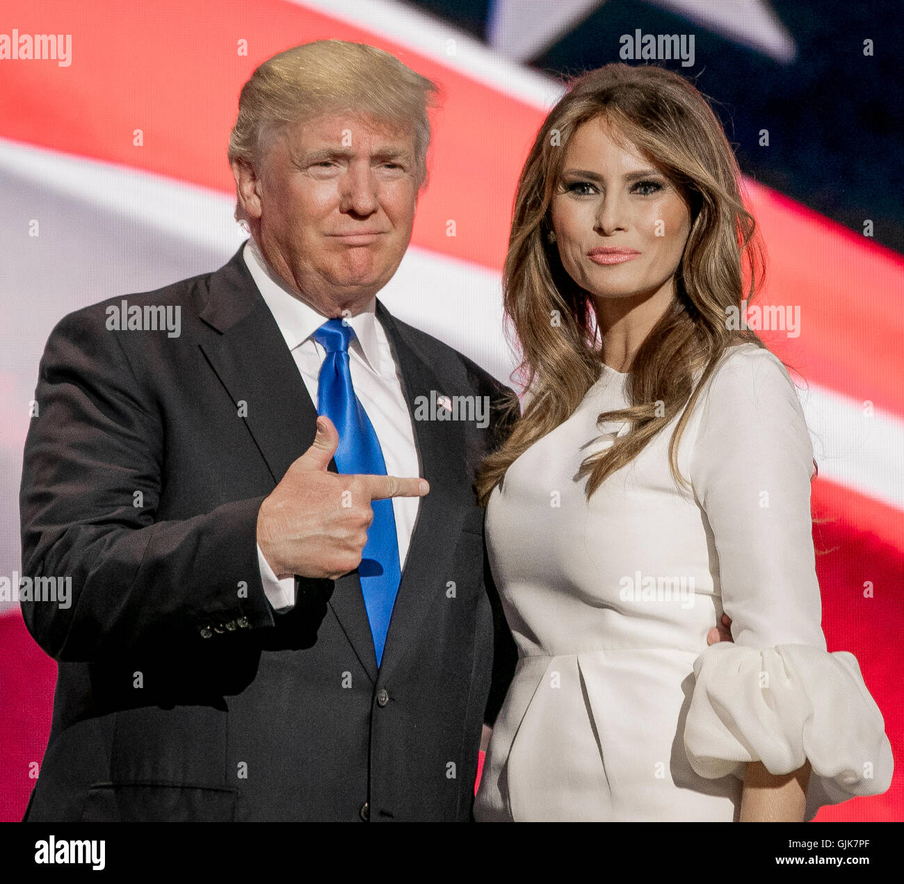 Melania trump 2016 rnc hi-res stock photography and images - Alamy