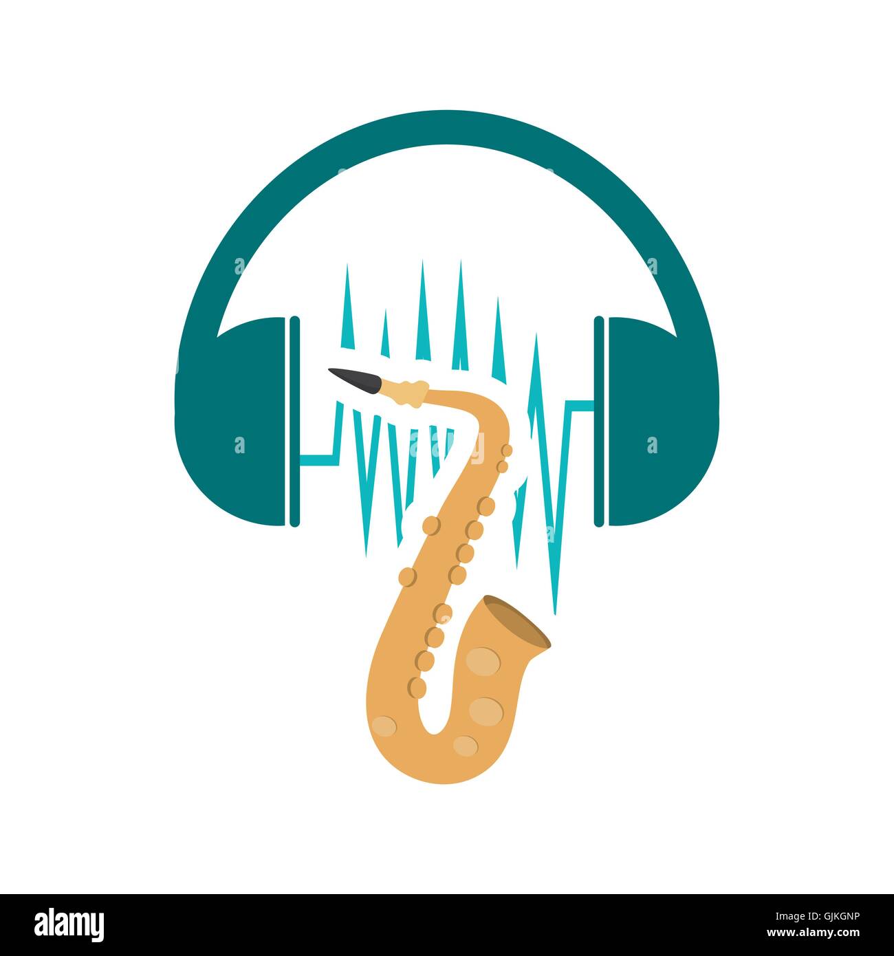 headphone music sound Stock Vector Image & Art - Alamy