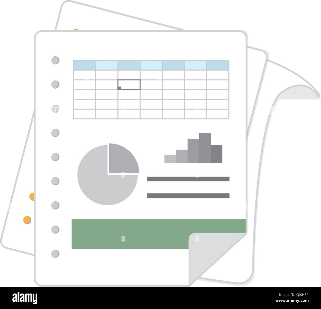 spreadsheet file document Stock Vector Image & Art - Alamy