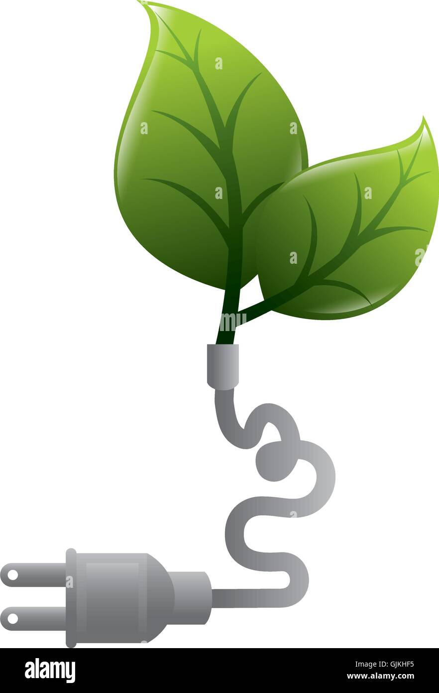 Plug ecology wire plant hi-res stock photography and images - Alamy