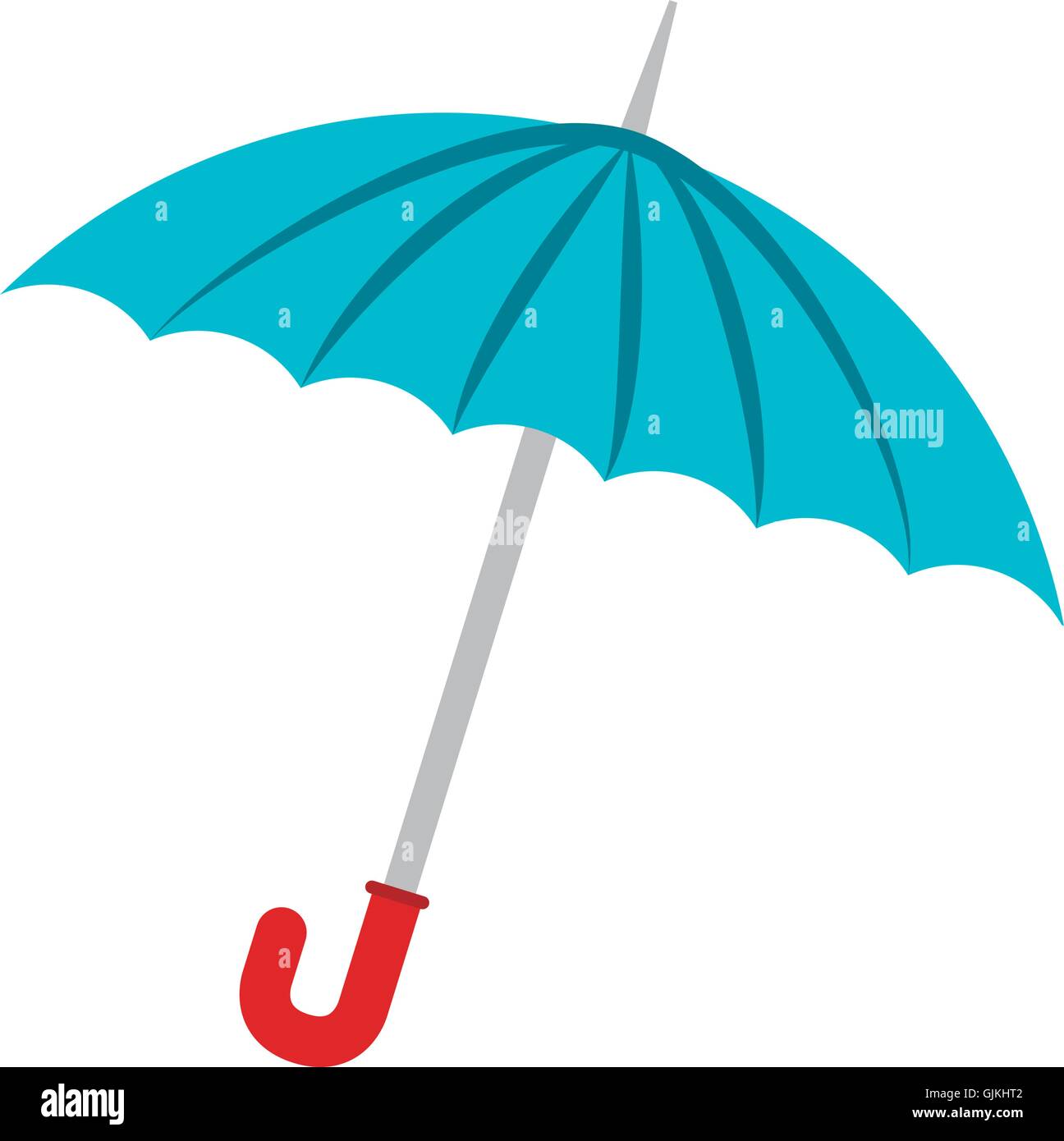 Open new umbrella Stock Vector Images - Alamy