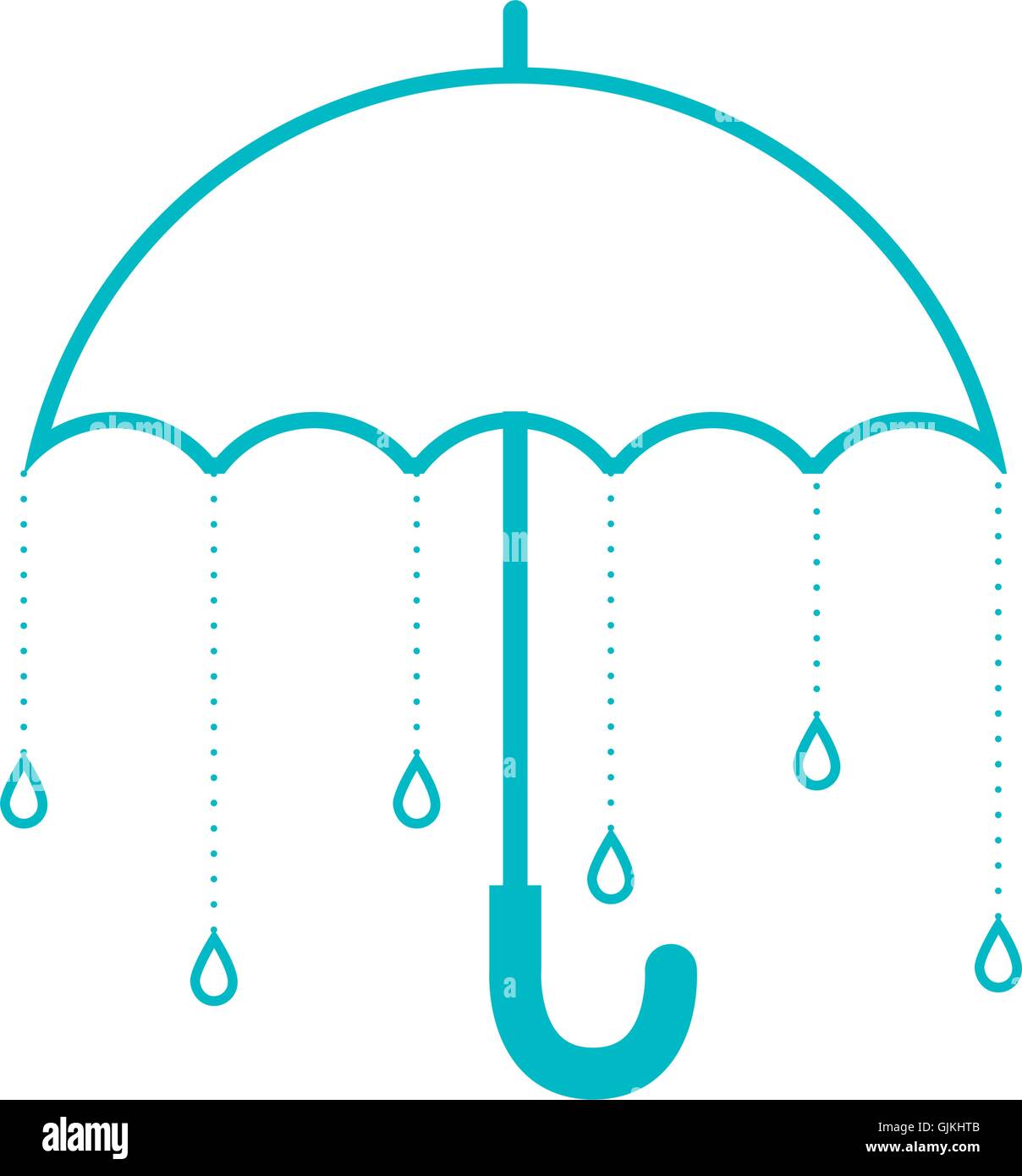 umbrella rain weather Stock Vector Image & Art Alamy