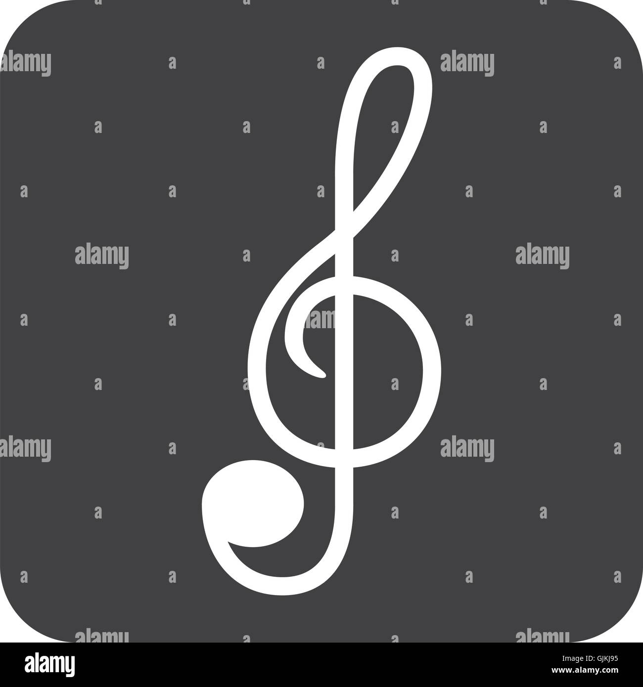 note music silhouette icon Stock Vector Image & Art - Alamy