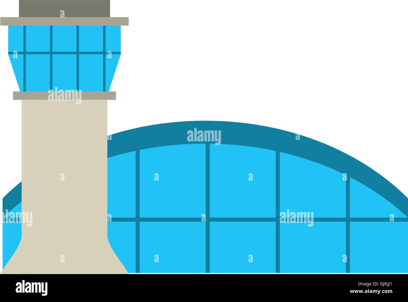 airport building tower control Stock Vector Image & Art - Alamy