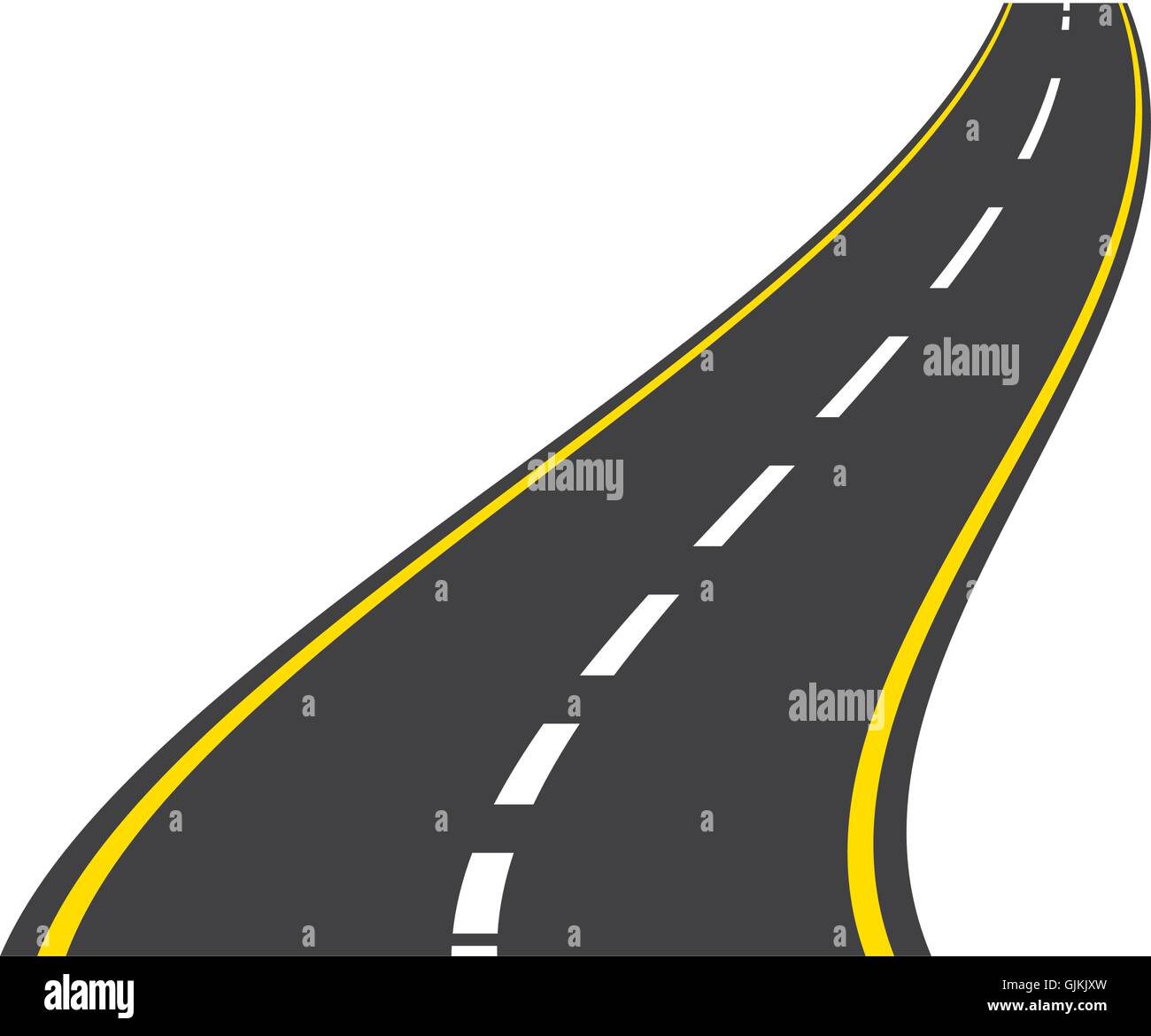 roadway landscape isolated icon Stock Vector Image & Art - Alamy