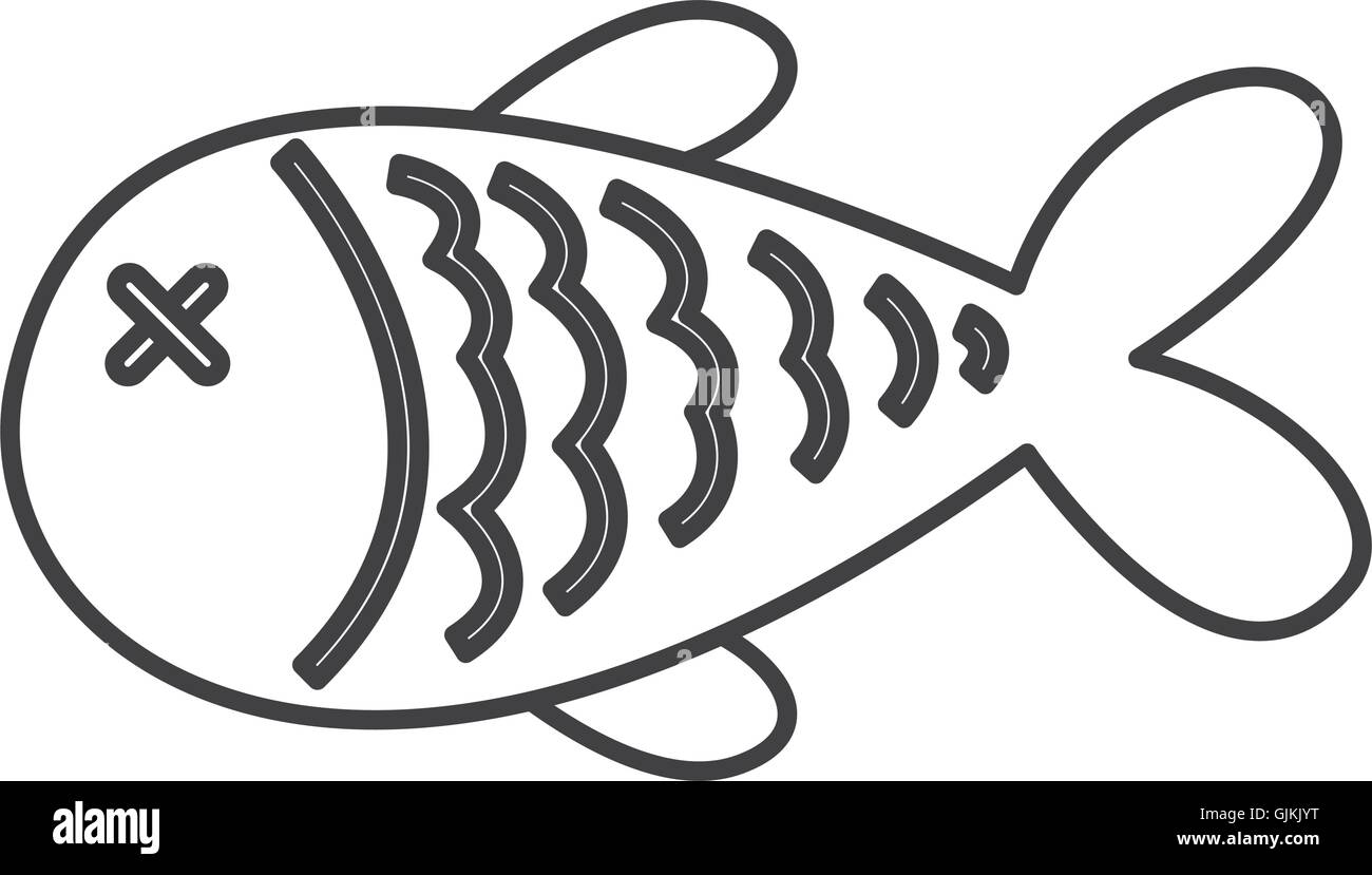 fish food meat icon Stock Vector Image & Art - Alamy