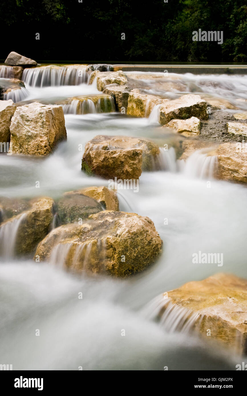 North Rocks Over Flow flow stream rock Stock Photo - Alamy