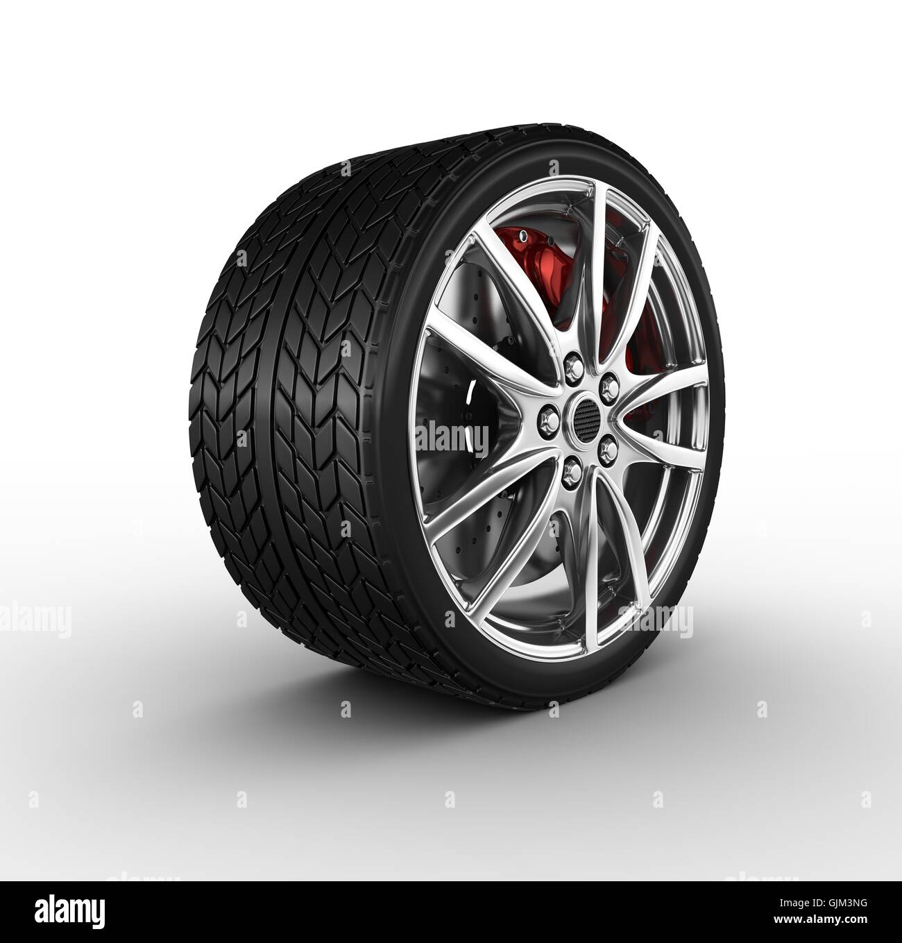 Wheels with alloy rims Stock Photo - Alamy