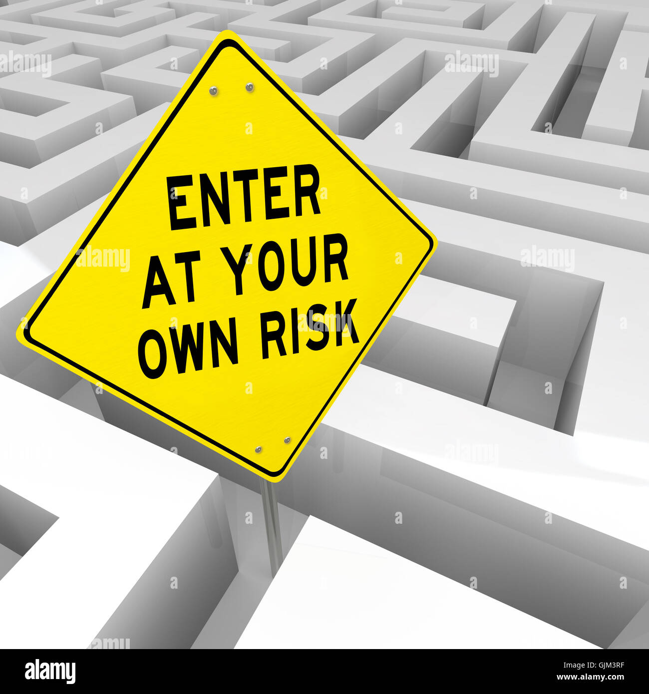At your own risk. At your own risk