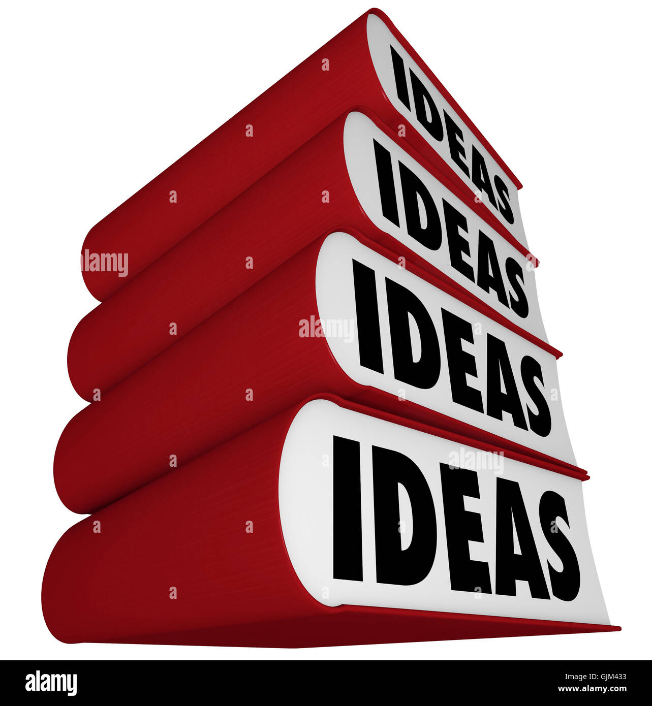 Image showcasing Books Stacked - Ideas Inspiration Come from Reading Stock Photo - Alamy