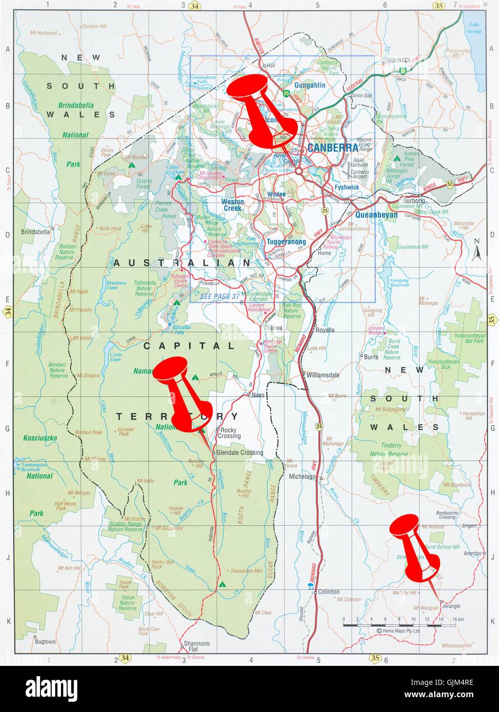 Map detail minnesota hi-res stock photography and images - Alamy