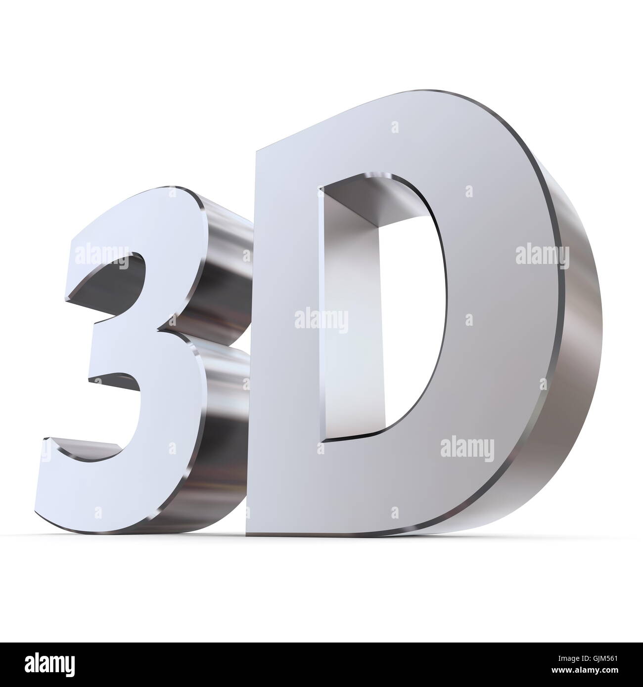 Shiny Word 3D Stock Photo - Alamy