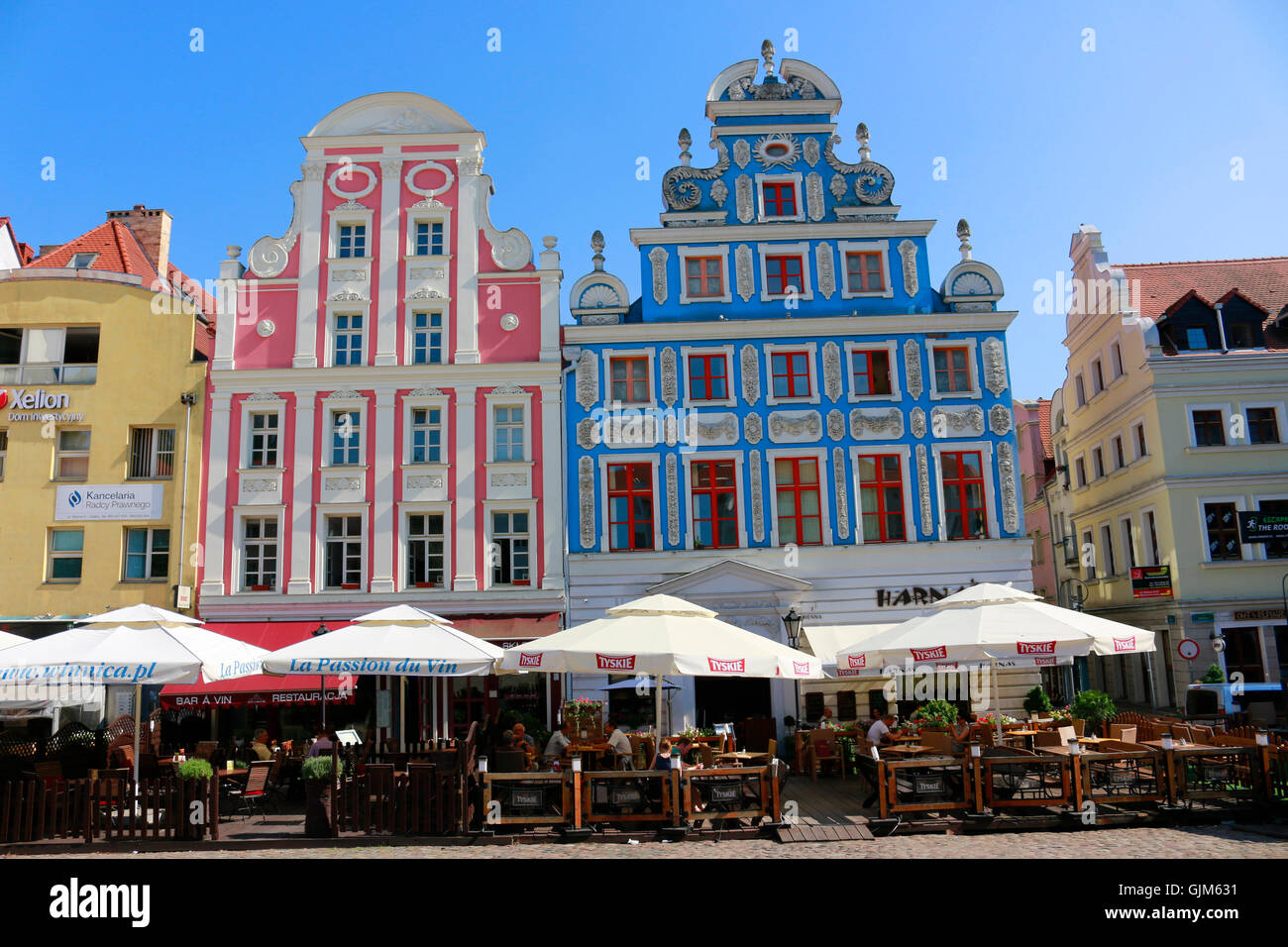 Impressionen Heumarkt, Altstadt Stettin, Polen Stock Photo Alamy