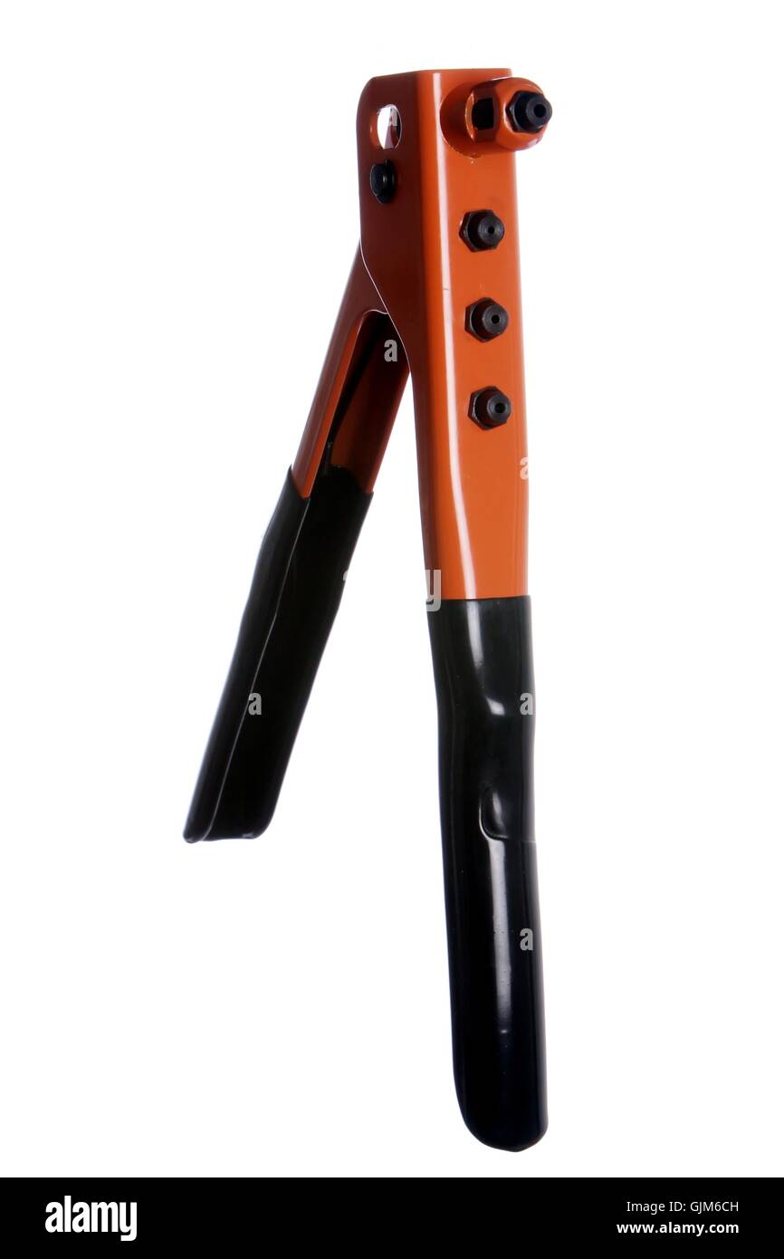 Pop Rivet Tool Stock Photo Alamy