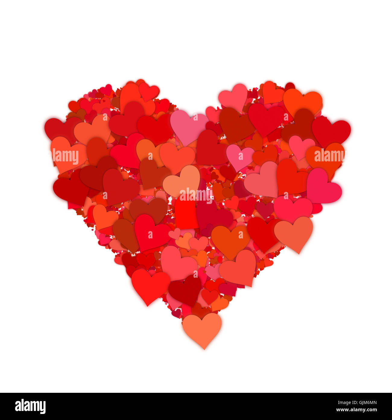 red hearts pattern Stock Photo Alamy