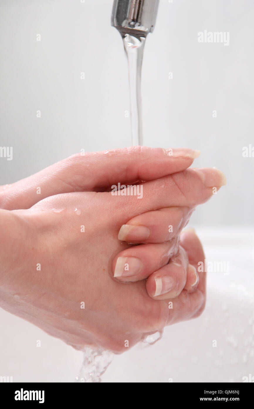 hand hands purify Stock Photo - Alamy