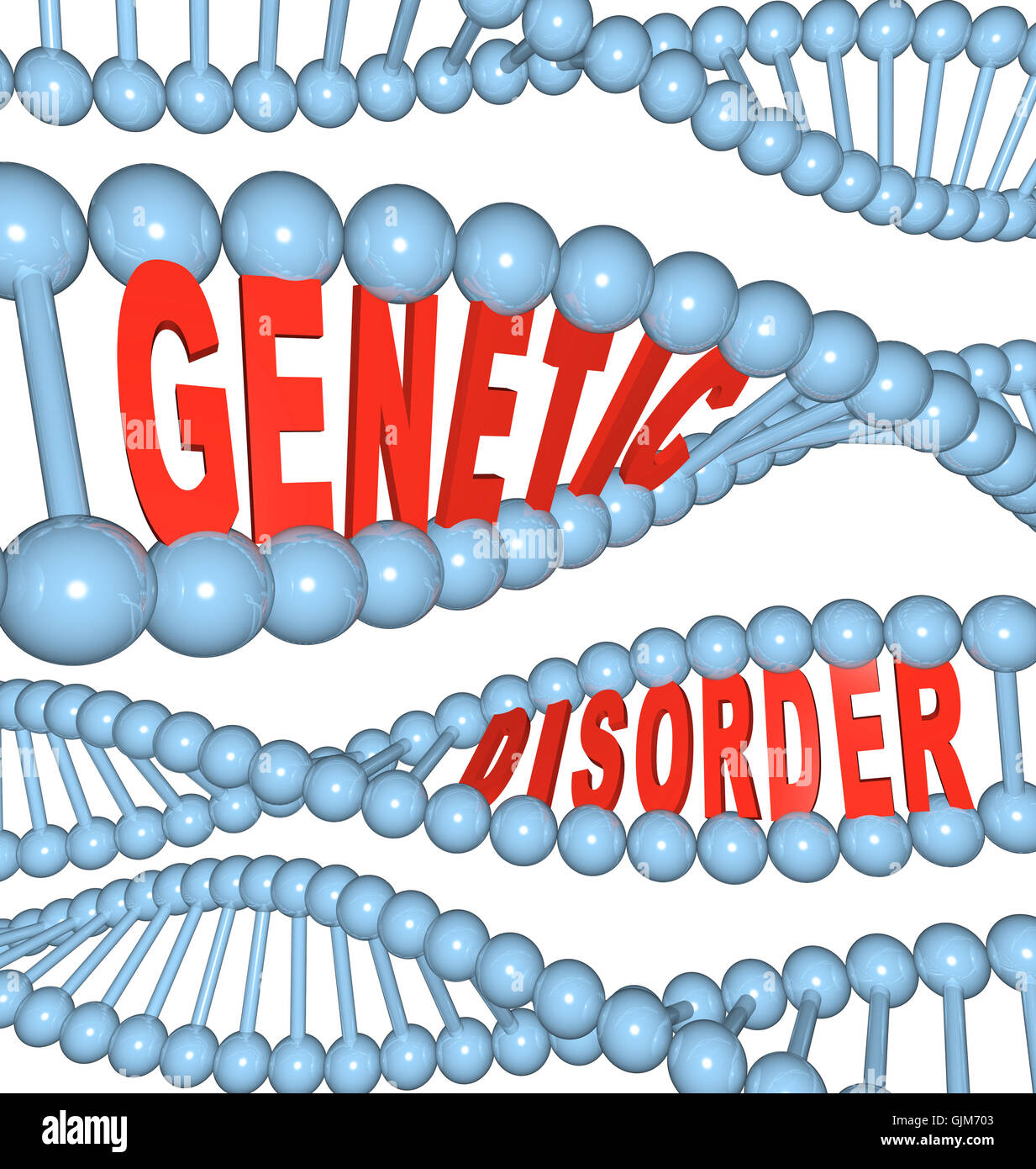 Genetic Disorder Mutation In DNA Causes Disease Stock Photo Alamy
