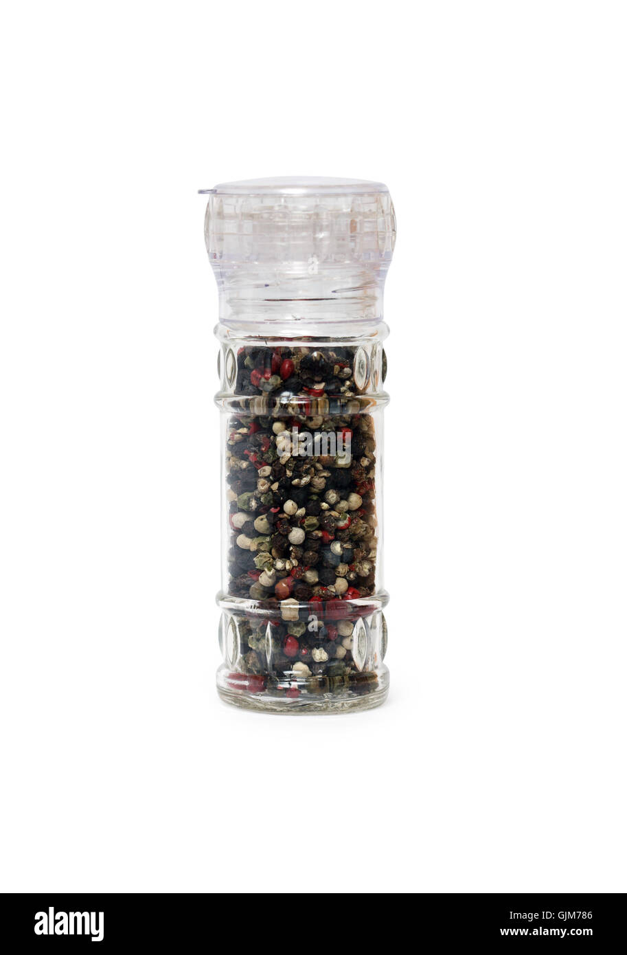 Glass Pepper Mill Stock Photo Alamy