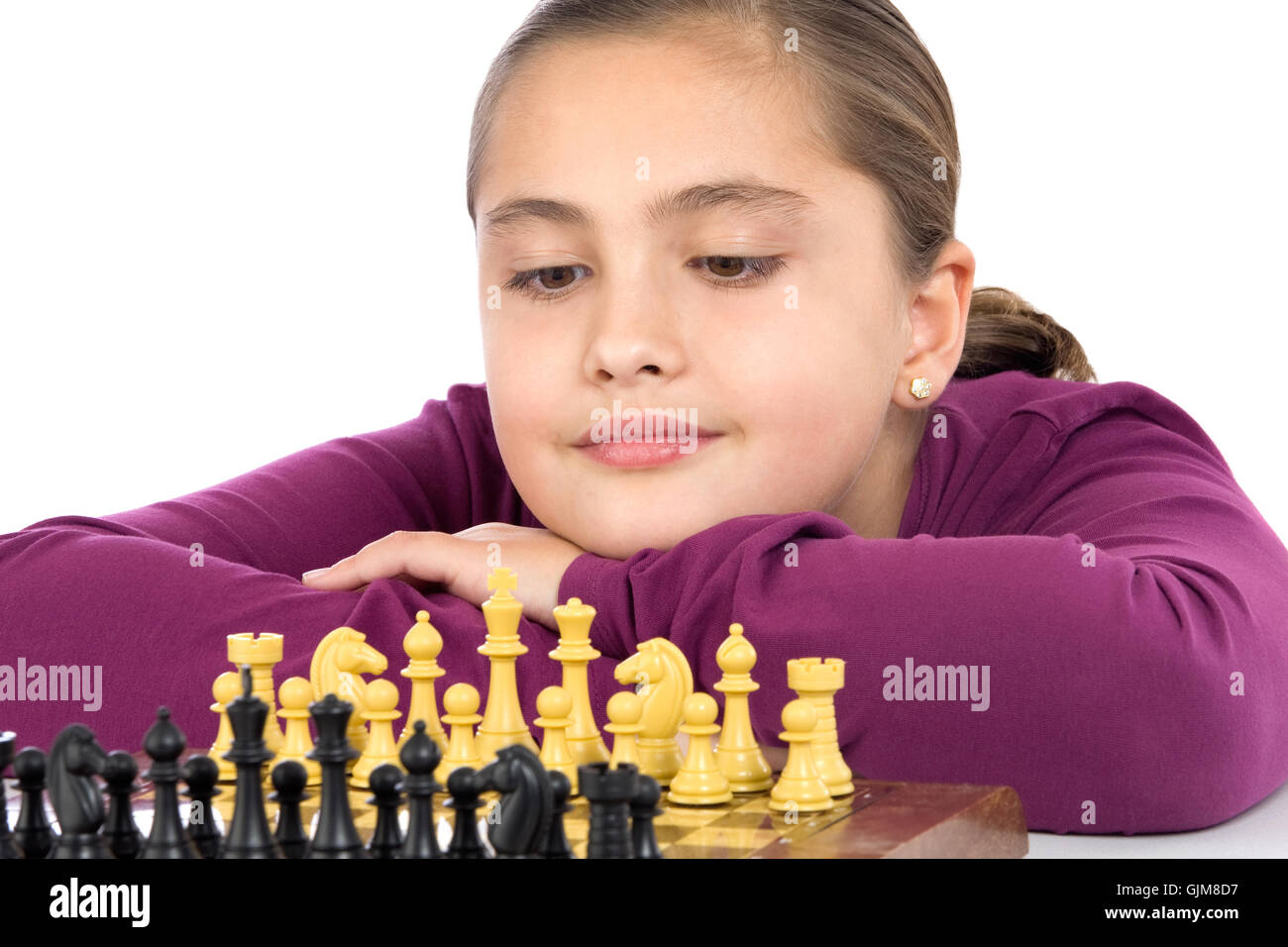 The studio chess game paint hi-res stock photography and images