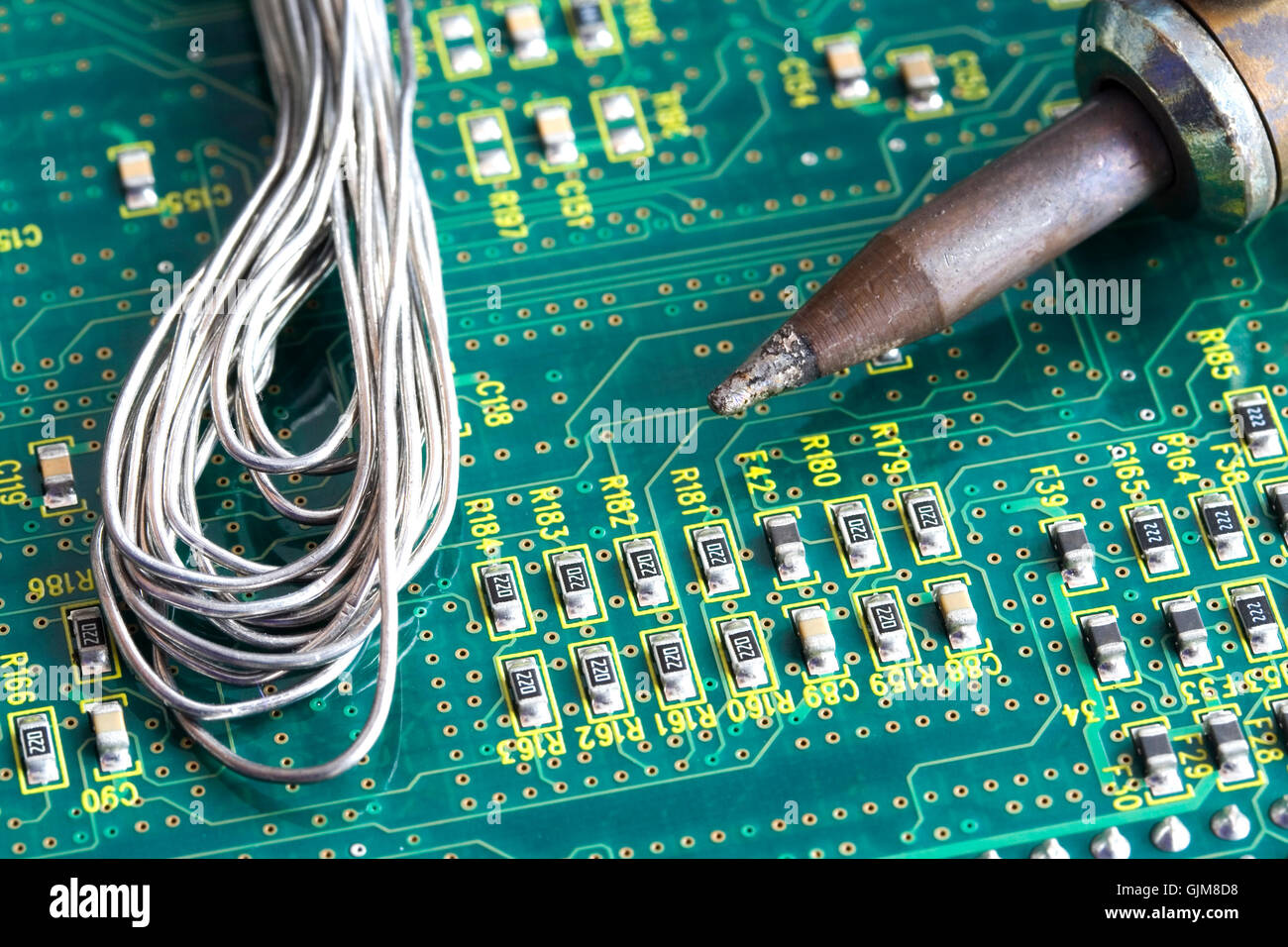 board hardware circuit Stock Photo Alamy