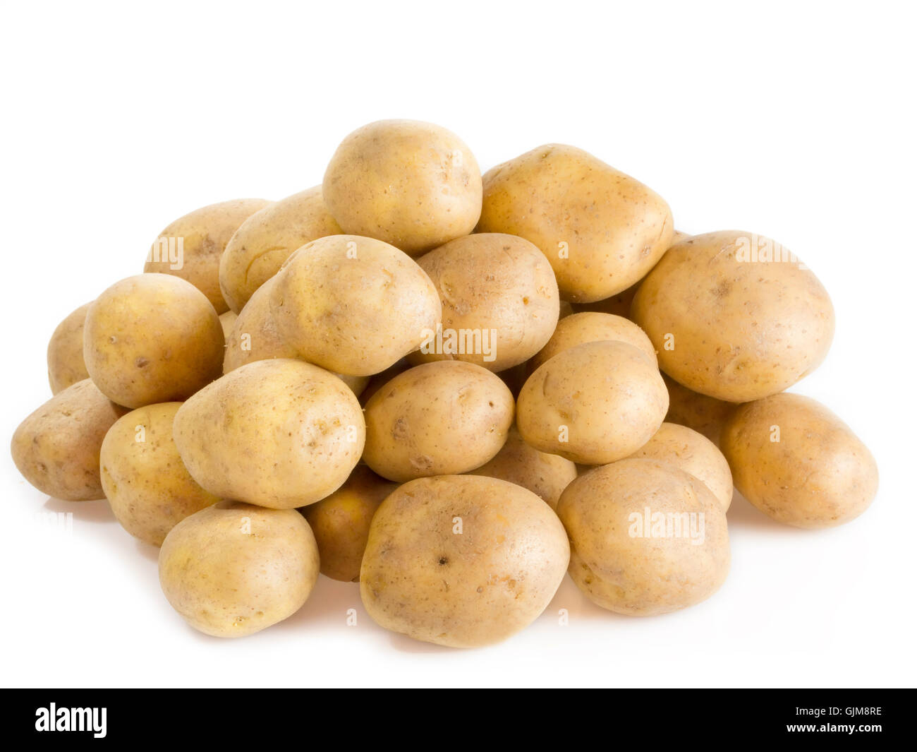 basic foods nutrition potatoes Stock Photo