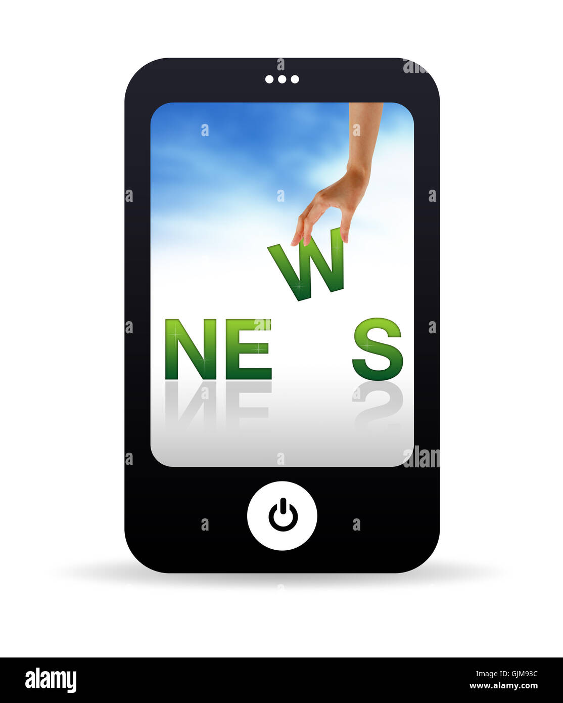 News Mobile Phone Stock Photo Alamy