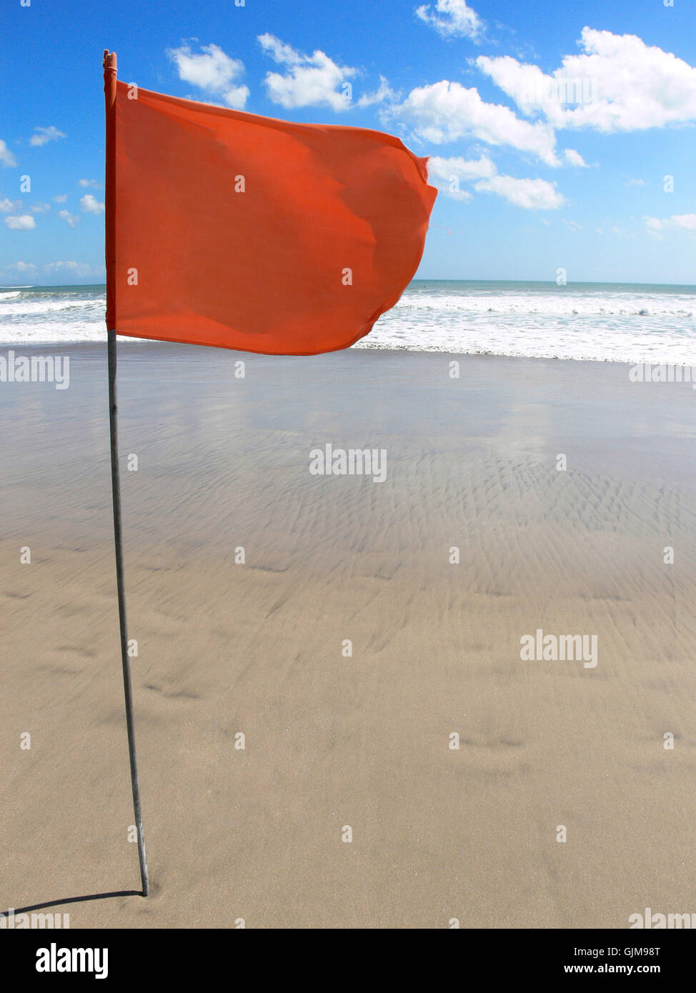 flag frowningly menacing Stock Photo