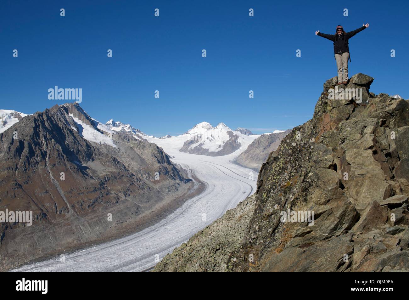 aletsch Stock Photo