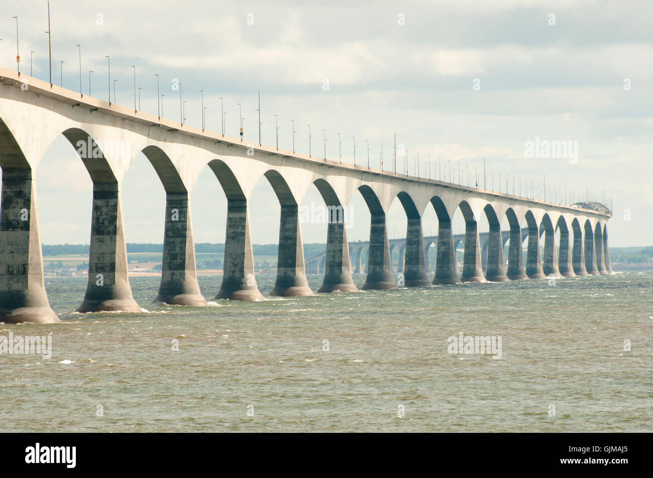 Confederation Bridge - Canada Stock Photo