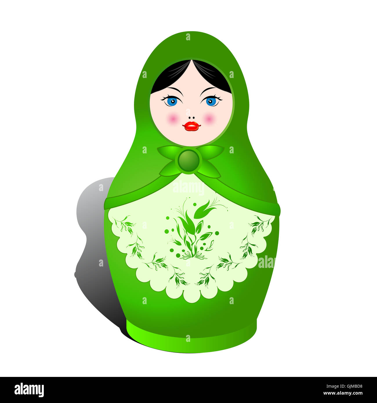 Russian nesting doll Stock Photo