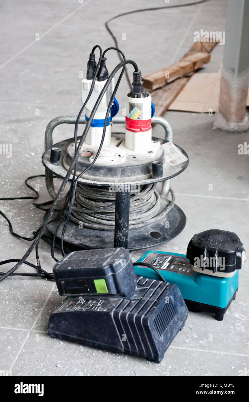 Electrical cable extension Stock Photo Alamy